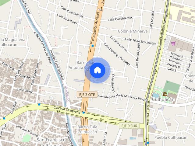 Renta de departamento en morelos #s/n, Colonia Culhuacán, C.P. 09800