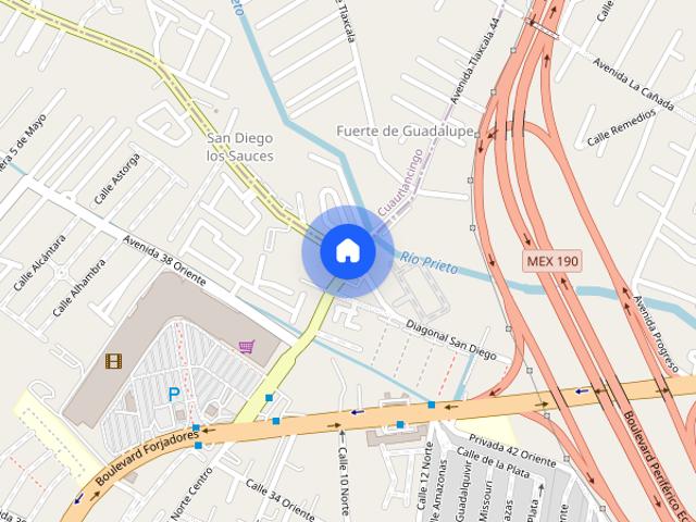 Renta de departamento en San Diego los Sauces, 72768 San Pedro Cholula, Pue Colonia San Diego los Sauces, C.P. 72768