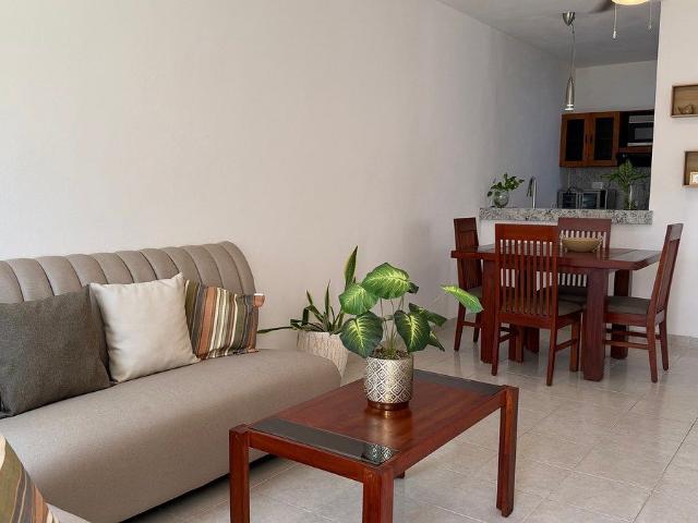 Renta de departamento en planta baja en villas del sol de 2 recámaras