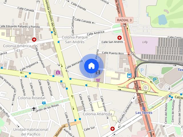 Renta de departamento en Virginia 53, Parque San Andrés, Coyoacán, 04040 Ciudad de México, CDMX #53, Colonia Parque San Andrés, C.P. 04040