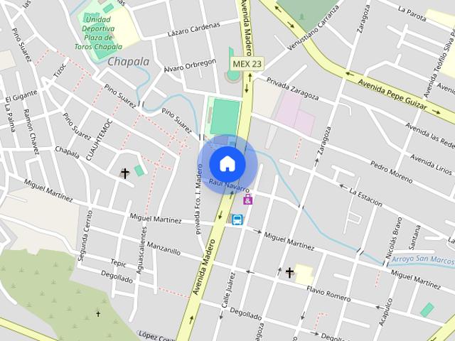 Renta de departamento FCO MADERO 262, Colonia Chapala Centro, C.P. 45900