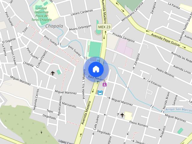 Renta de departamento FCO MADERO 262, Colonia Chapala Centro, C.P. 45900