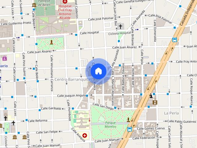 Renta de departamento Herrera y Cairo 12, El Retiro, 44280 #12, Colonia El Retiro, C.P. 44280
