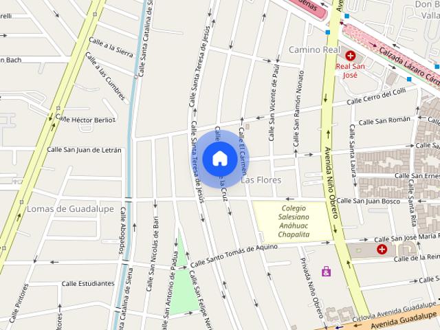 Renta de departamento San Juan de la Cruz, Colonia Camino Real, C.P. 45040