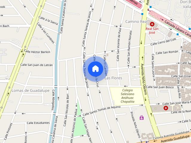 Renta de departamento San Juan de la Cruz, Colonia Camino Real, C.P. 45040