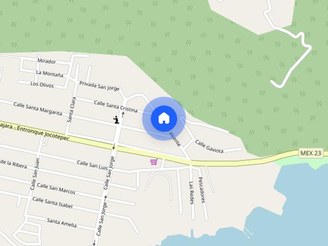 Renta de departamento San Vicente 50, Riberas del Pilar, 45906 Ajijic, Jal. #50, Colonia Ribera del Pilar, C.P. 45906
