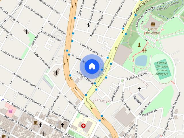 Renta de departamento Sin nombre de calle, Colonia Mártires del Trabajo, C.P. 72260