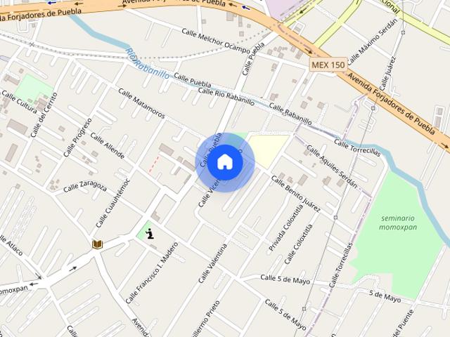 Renta de departamento Sin nombre de calle, Colonia Momoxpan, C.P. 72754