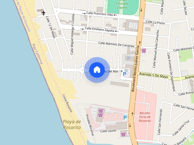 Renta de departamento Quinta del Mar, 22703 Playas de Rosarito, B.C. #s/n, Colonia Quinta del Mar, C.P. 22703