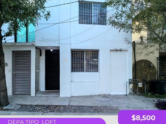 RENTA DE DEPARTAMENTO TIPO LOFT AMUEBLADO COL. CASA BELLA, SAN NICOLAS DE LOS GARZA N.L
