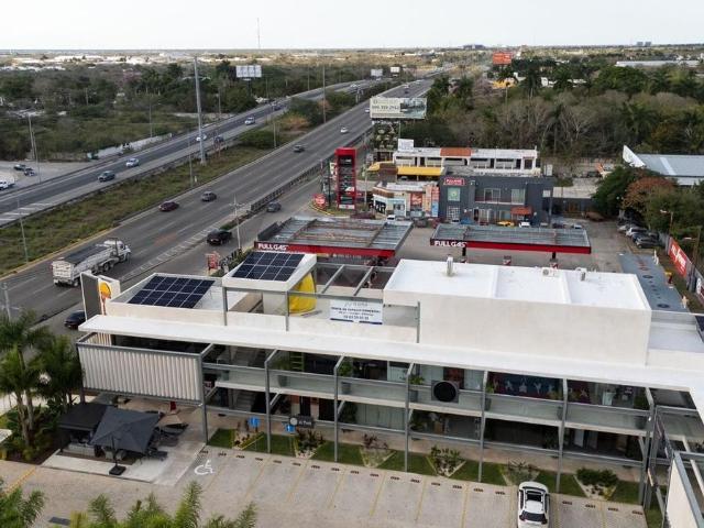 Renta de local de 37 m2 en sobre carretera merida progreso, temozo c
