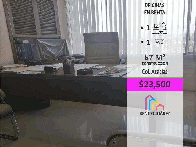 Renta de Oficinas en Av Coyoac?n, Benito Ju?rez