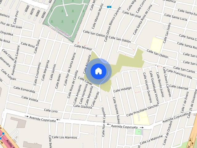 Renta departamento en 200 #N/A, Colonia Arroyo de Las Flores, C.P. 45530
