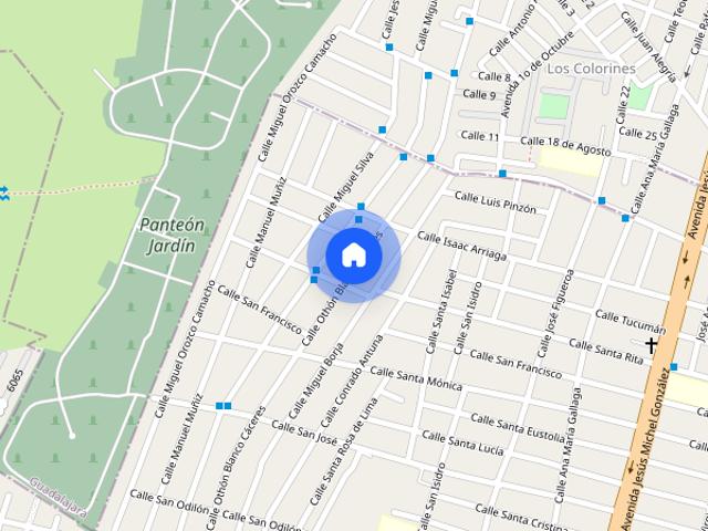 Renta departamento en 200 #N/A, Colonia Arroyo de Las Flores, C.P. 45530