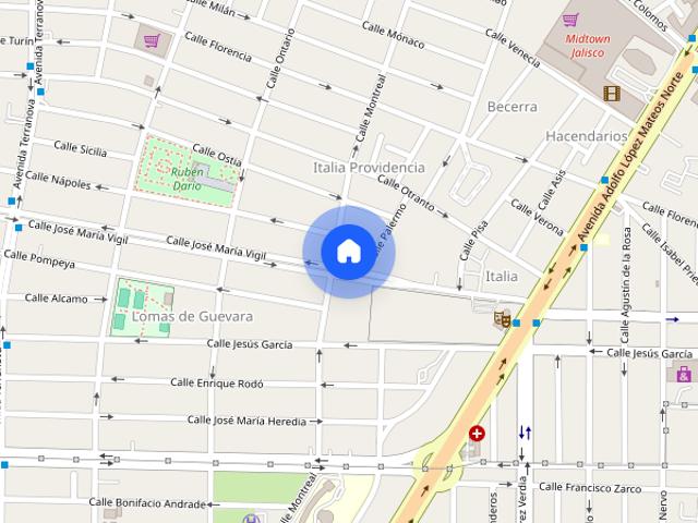 Renta departamento en C. José María Vigil 2534, Providencia, 44648 Guadalajara, Jal Colonia Prados de Providencia, C.P. 44670