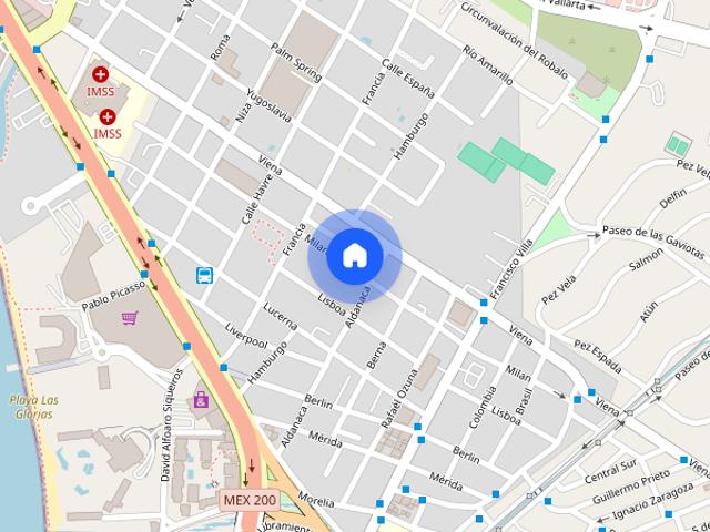 Renta departamento en C. Milán 285, Versalles, 48310 Puerto Vallarta, Jal. #285Int. 1, Colonia Versalles, C.P. 48310