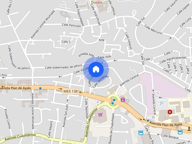 Renta departamento en, Colonia Chapultepec, C.P. 62450