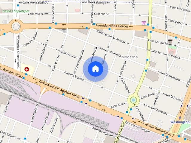 Renta departamento en Calle Argentina 824, Moderna, 44190 Guadalajara, Jal. #824Int. 502, Colonia Moderna, C.P. 44190