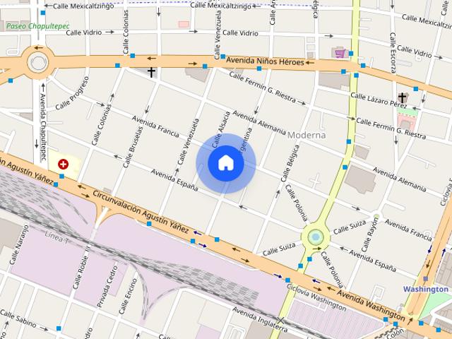 Renta departamento en Calle Argentina 824, Moderna, 44190 Guadalajara, Jal. #824Int. 502, Colonia Moderna, C.P. 44190