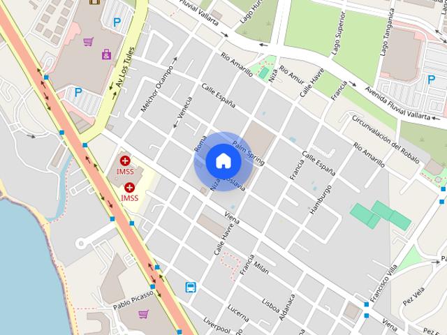 Renta departamento en Calle Niza, Colonia Versalles, C.P. 48310