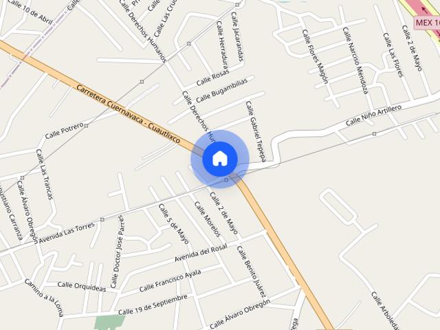 Renta departamento en Camino Real Tetelcingo Calderon, Colonia Ampliación Narciso Mendoza, C.P. 62756
