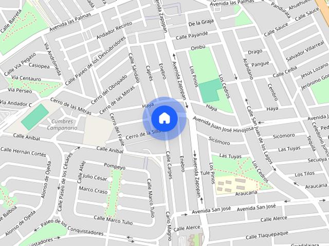 Renta departamento en Carpes Cumbres 4to secto 64610 Monterrey, N.L Colonia La Esperanza, C.P. 64367