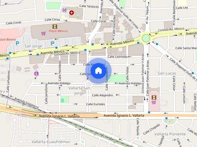 Renta departamento en Central Park, Colonia Vallarta San Jorge, C.P. 44690