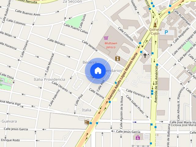 Renta departamento en av pablo neruda, Colonia Italia Providencia, C.P. 44648