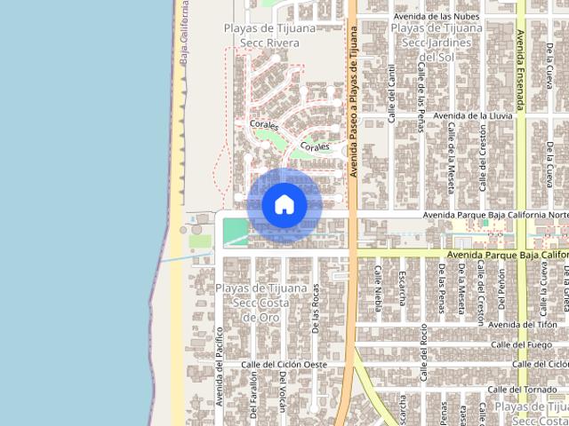 Renta departamento en Av. Parque Baja California Norte, Colonia Playas de Tijuana Sección Costa de Oro, C.P. 22506