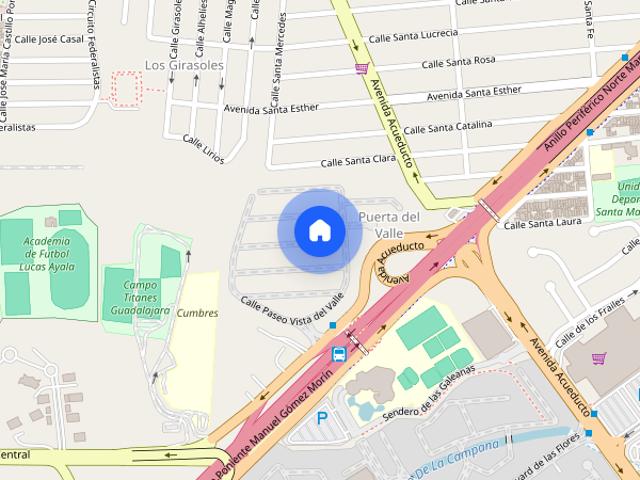 Renta departamento en avenida Naciones Unidas, Colonia Puerta del Valle, C.P. 45136