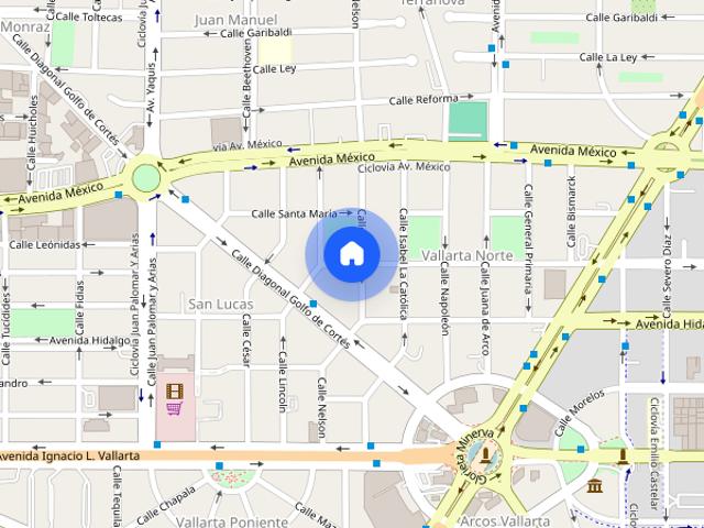 Renta departamento en Euclides, Colonia Vallarta Norte, C.P. 44690