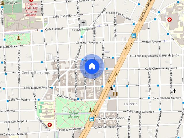 Renta departamento en herrera y cairo, Colonia El Retiro, C.P. 44280