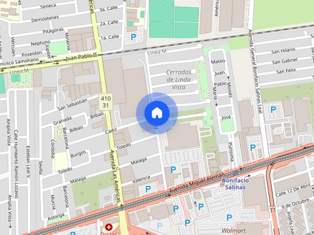 Renta departamento en L, Av. La Luz 299, Las Americas, 67125 Guadalupe, N.L. #299, Colonia Albana Linda Vista, C.P. 67125