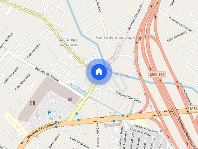 Renta departamento en San Diego, San Diego los Sauces, 72768 San Pedro Cholula, Pue Colonia San Diego, C.P. 72755