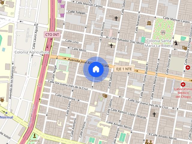 Renta Departamento en Santa María la Ribera ¡Servicios Incluidos! ¡Listo para Habitar!