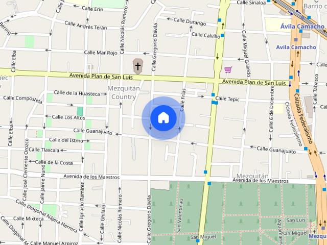 Renta departamento en Plan San Luis, Colonia Mezquitan Country, C.P. 44260