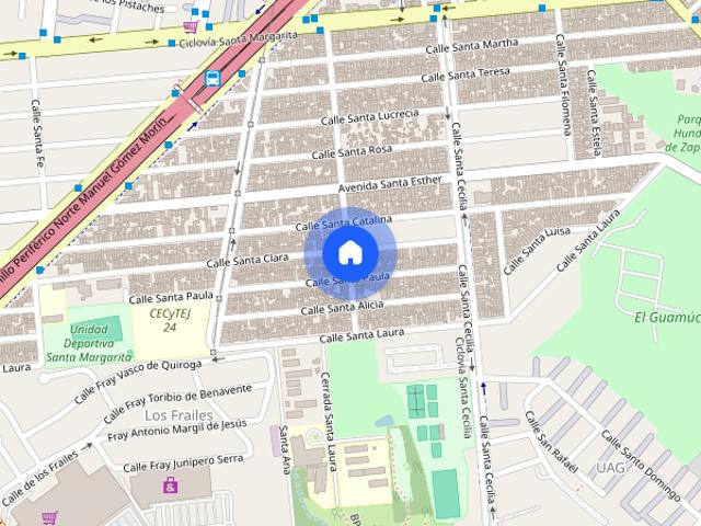 Renta departamento en Villa Juárez, Colonia Jardines de Santa Ana, C.P. 45230
