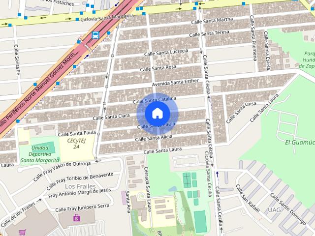 Renta departamento en Villa Juárez, Colonia Jardines de Santa Ana, C.P. 45230