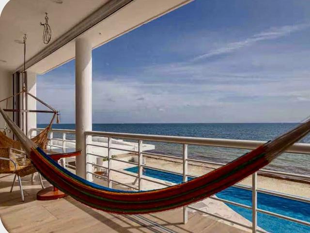 RENTA DEPARTAMENTO FRENTE AL MAR PUERTO MORELOS