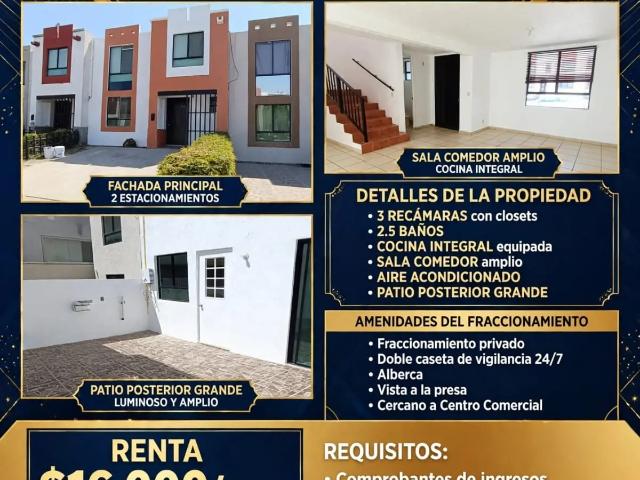 Renta hábitat piedras blancas, a un costado del blvd. 2000