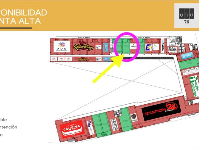 Renta Local 56m2 en Plaza, Av. Universidad, 5 de Febrero, Qro76. $19mil