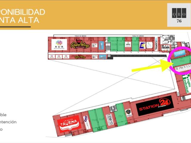 Renta Local 87m2 en Plaza, Av. Universidad, 5 de Febrero, Qro76. $26mil