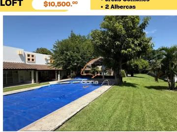 RENTA LOFT EN OAXTEPEC AMUEBLADO $10,500.°°