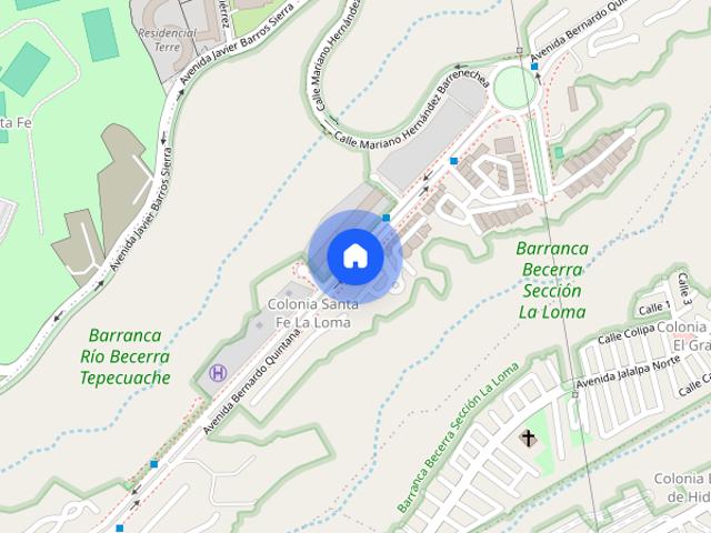 Renta Rancho Santa Fe La Loma 170m2 2 Rec + Servicio 3 Estac $46,000