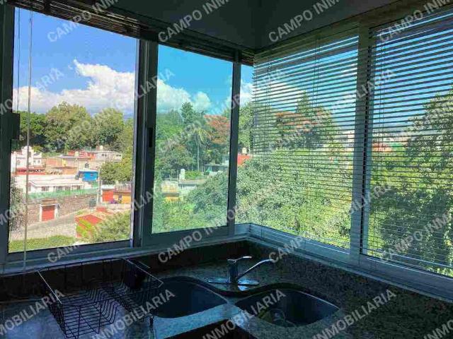 RENTA, RESIDENCIAL BOSQUES DE CUERNAVACA. BUENA VISTA CUERNAVACA HERMOSO DEPARTAMENTO DE 3 RECAMARAS, ALBERCA, VIGILANCIA