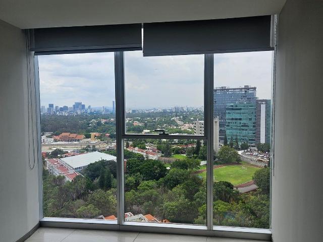 renta semiamueblado en park life pabellón | 2 recámaras, amenidades y plaza