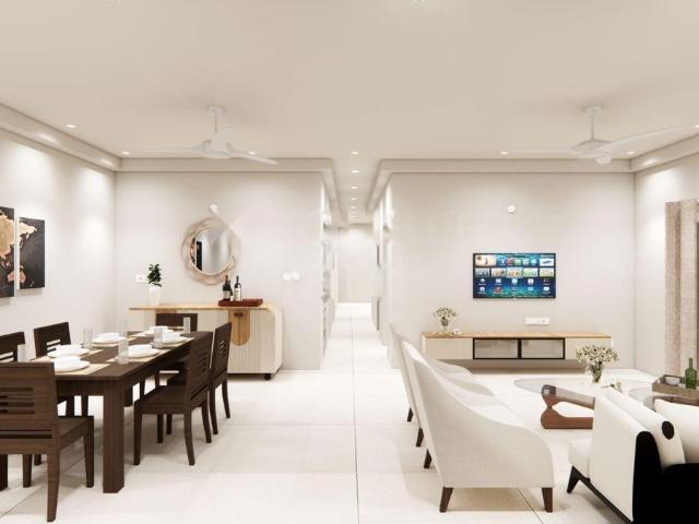 Rental | 3.5 BHK 1800 Sq.Ft. Apartment in Meridian Park At The Prestige City