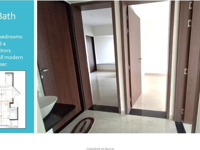 Rental | 3 BHK 1047 Sq.Ft. Apartment in VJ Town Center