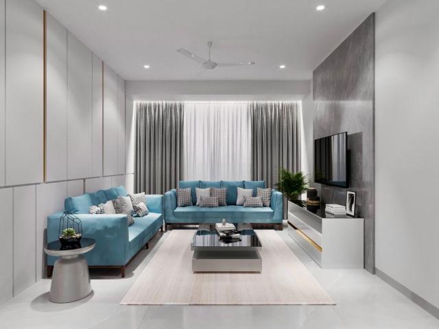 Rental | 3 BHK 1050 Sq.Ft. Apartment in Ajmera Beverly Hills and Royal Empire