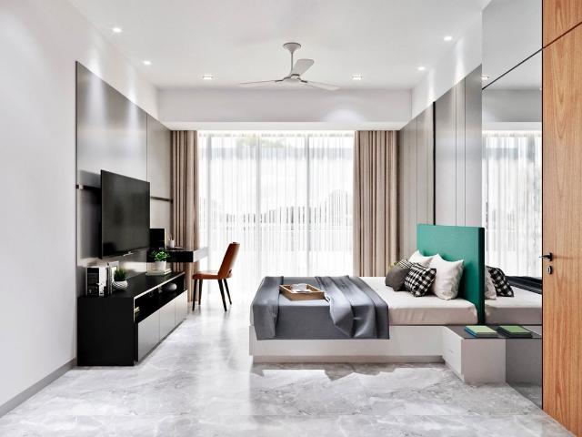 Rental | 3 BHK 1200 Sq.Ft. Apartment in Ajmera Beverly Hills and Royal Empire